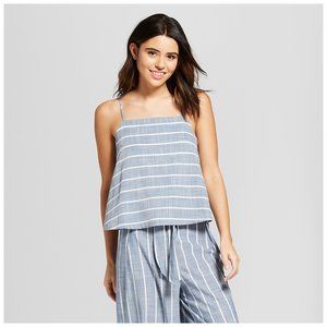 Striped Tulip Back Tank Top